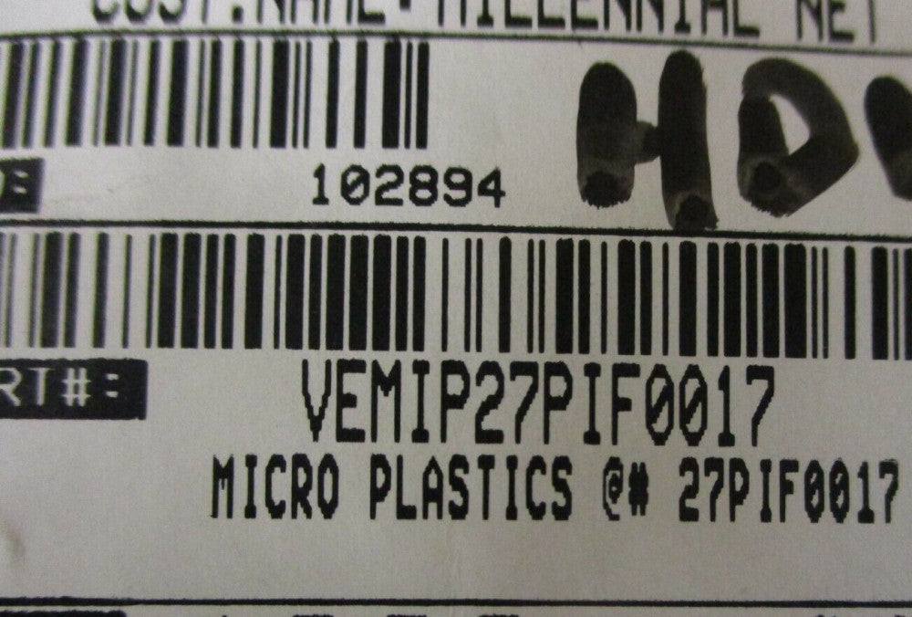 MICRO PLASTICS, 27PIF0017, PLASTIC PLUG(NEMA-SEALCON PLUG), NEW! LOT OF 100PCS!