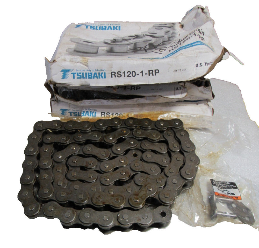 Tsubaki RS120-1-RP Roller Chain 10' Ft New