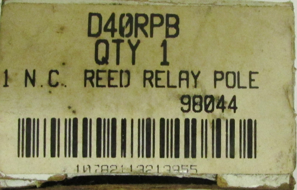 CUTLER HAMMER D40RPB 1 NC Reed Relay Pole Yellow
