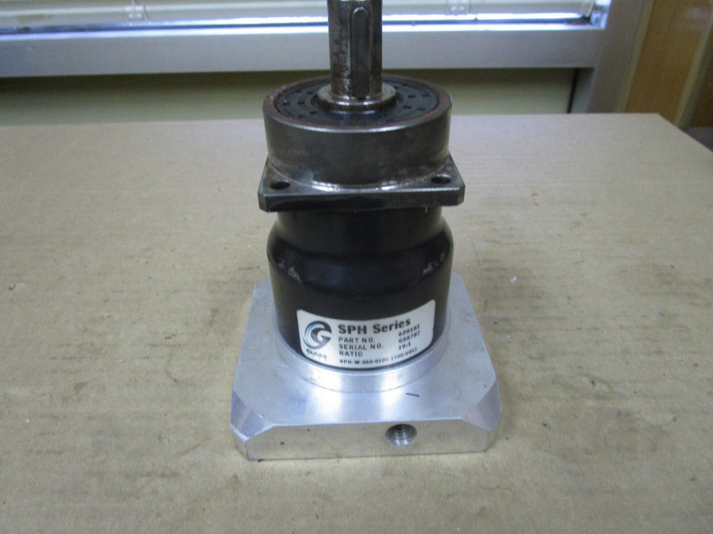 GAM SPH SERIES GEAR REDUCER SPH-W-060-010C-100-U01 RATIO 10:1