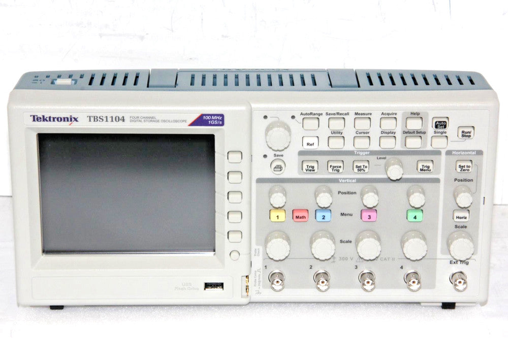 TEKTRONIX TBS1104 100MHz 1GS/s Quad Channel Digital Storage Oscilloscope "NEW"