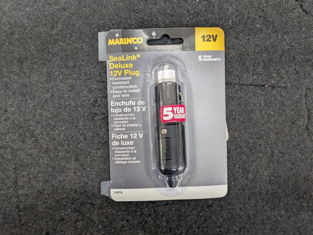New, Marinco, SEALINK DELUXE 12V, 12VPG SEALINK DELUXE 12 VOLT PLUG