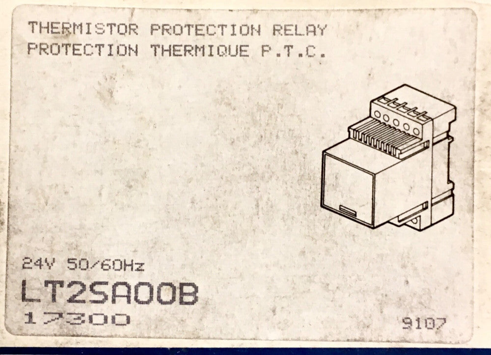 TELEMACANIQUE SCHNEIDER ELECTRIC LT2SA00B Thermal Trip Thermistor Protection