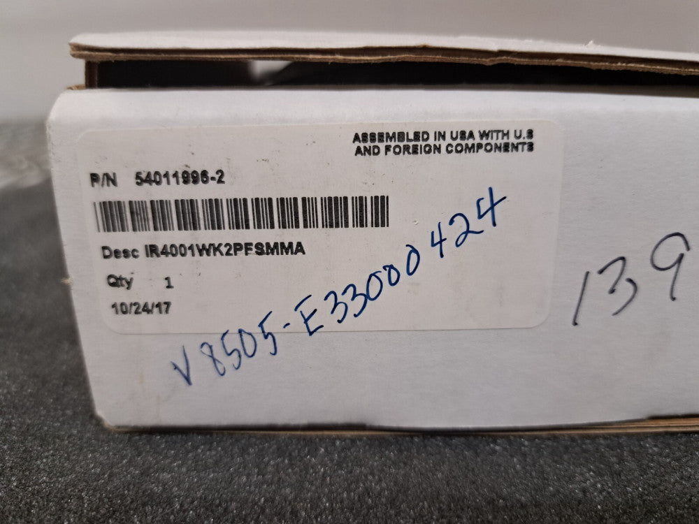 New, Parker, 54011996-2, Model IR4001WK2PFSMMA VALVE