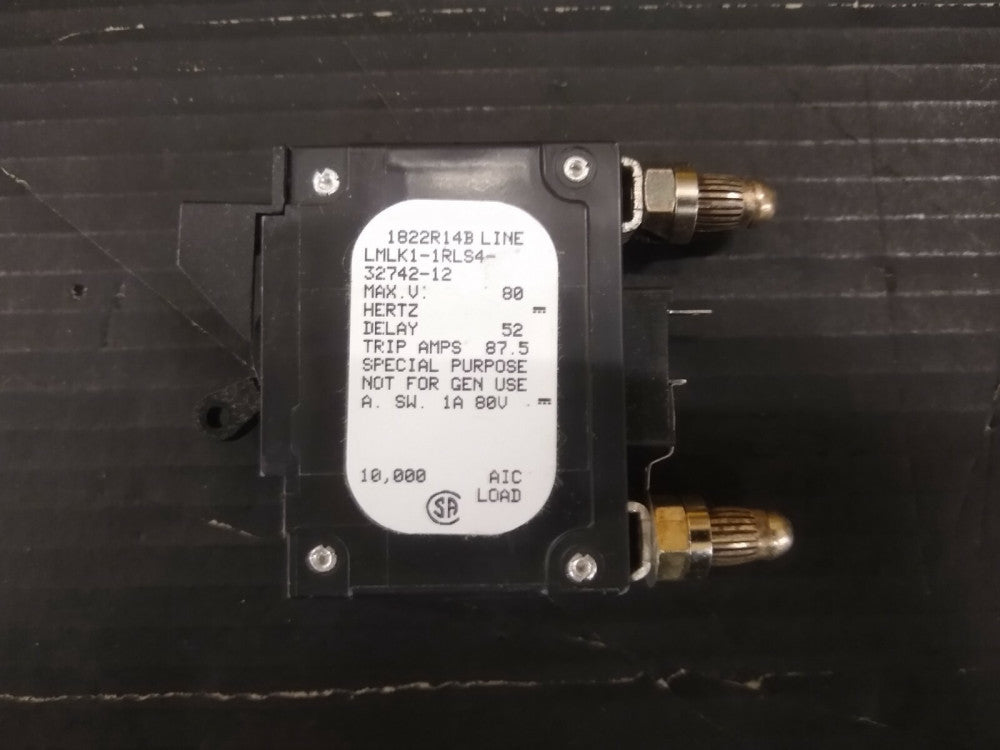 New, Airpax, LMLK1-1RLS4-32742-12, Circuit Breaker