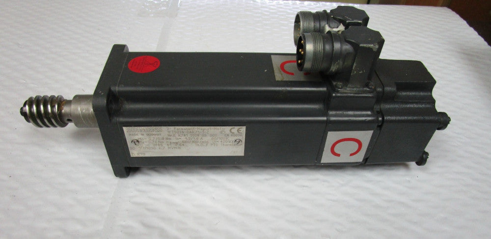 SIEMENS BRUSHLESS SERVOMOTOR 1FT5034-0AK71-1-Z 5000-9000RPM 3PH W/ BRAKE