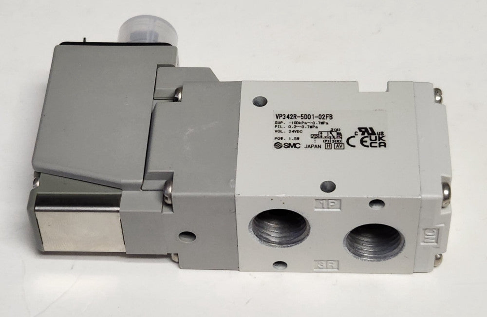 SMC VP342R 5D01 02FB 24 VDC Solenoid Valve