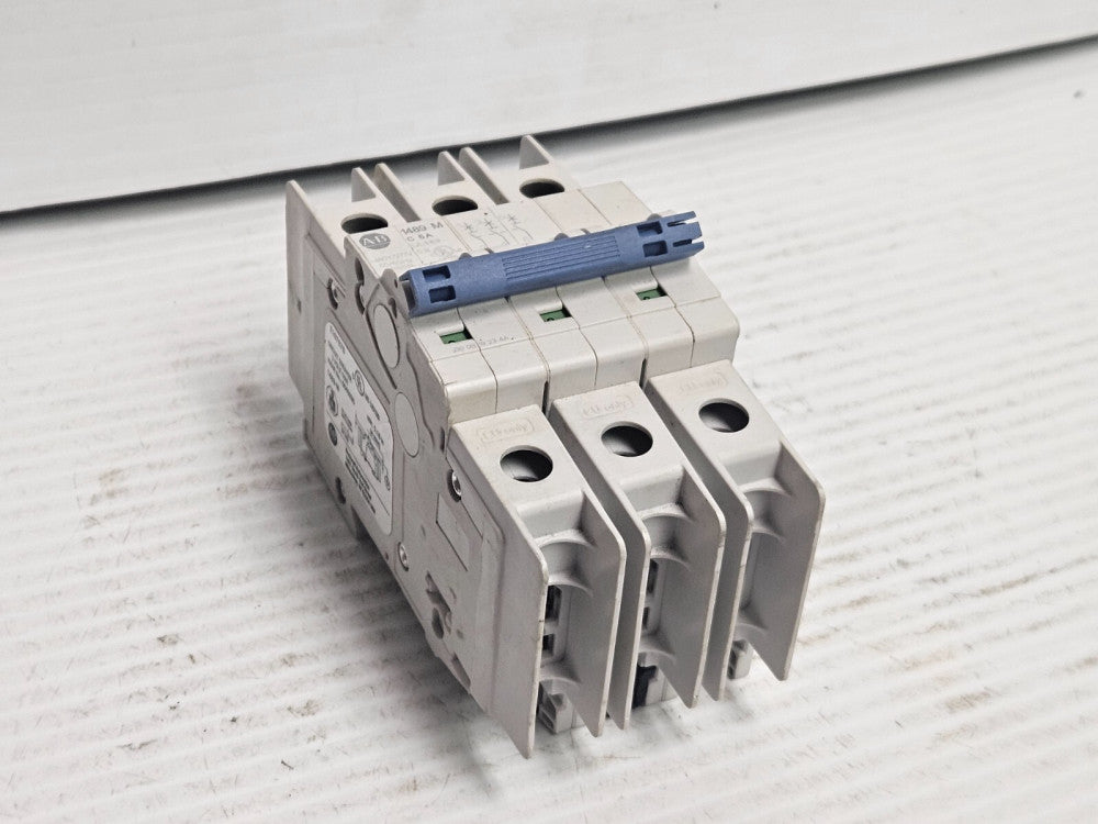 ALLEN BRADLEY CIRCUIT BREAKER 1489-M C5A 1489-M3C050 SER D 5 A AMP 3P 3 POLE