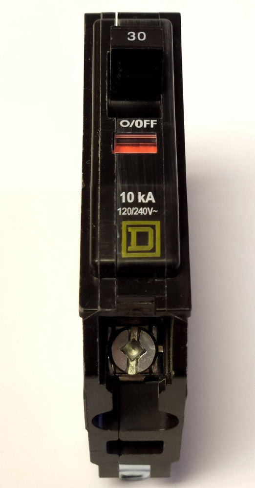 SQUARE D QO130 Single Pole 30 AMP Type QO Circuit Breaker