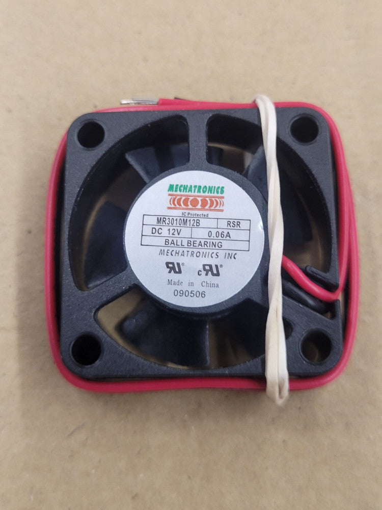 New, Mechatronics, MR3010M12B-RSR, FAN AXIAL 30X10MM 12VDC WIRE
