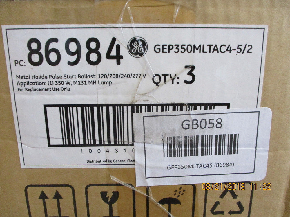 86984 GE Lighting Metal Halide Pulse Start Ballast BRAND NEW!