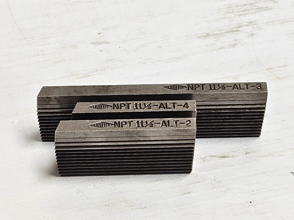 3PC Landis Thread Chaser Set 11-1/2P 1-1/4" x #2 2-1/4 , #3 4-3/4 , #4 2