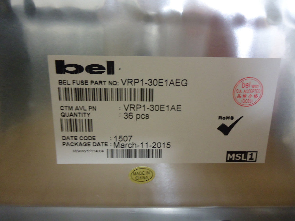 VRP1-30E1AEG, Bel Fuse, NON-ISOLATED DC/DC CONVERTERS, BRAND NEW! 36 Pieces