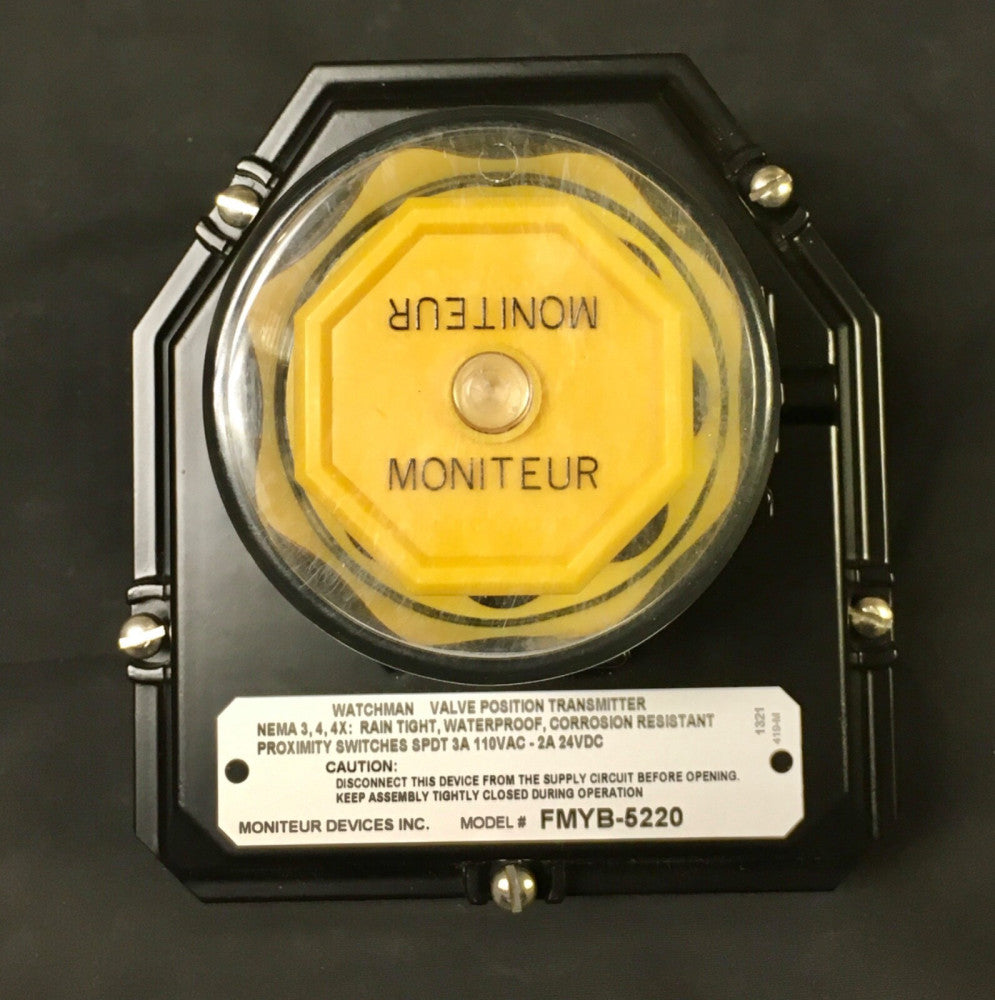 MONITEUR FMYB 5220 Watchman VPT Valve Position Transmitter 110 VAC 24 VDC