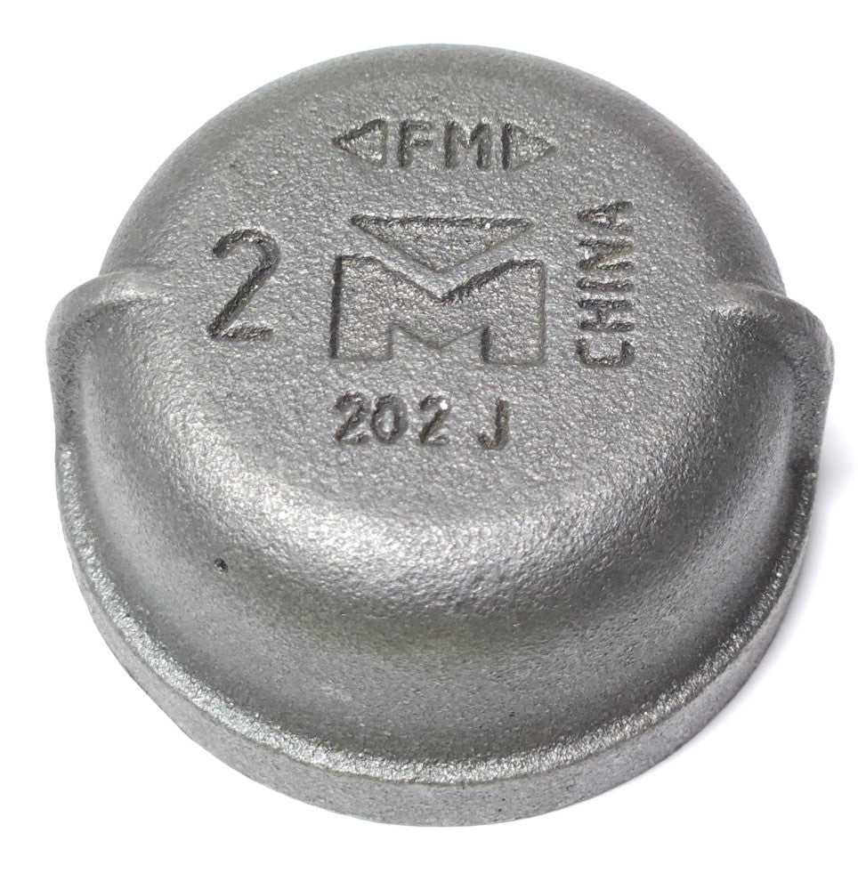M 202 J 2" Iron Pipe CAP GAS and Plumbing Rated 2 Inch NPT CAP