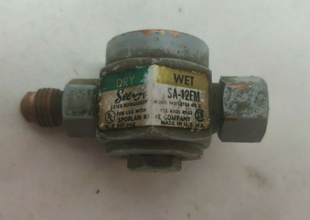 SPORLAN VALVE SEE ALL SA-12FM SIGHT GLASS Refrigeration Indicator