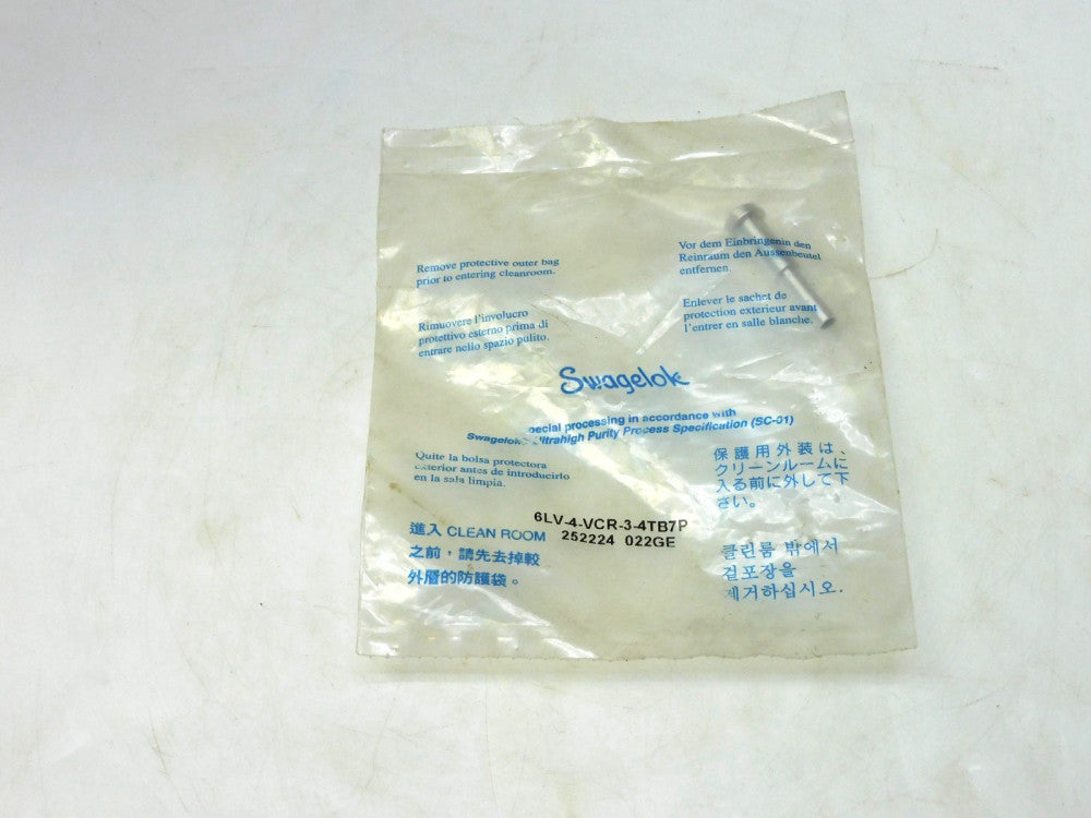 SWAGELOK 6LV-4-VCR-3-4TB7P LONG TUBE WELD GLAND
