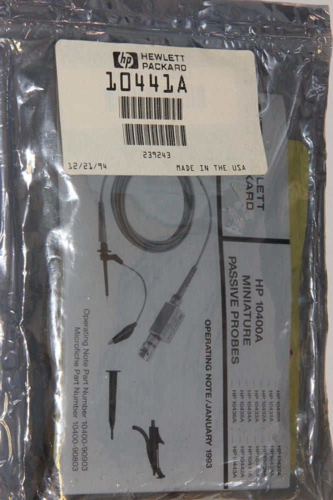 HP HEWLETT PACKARD 10441A Miniature Passive Probe "NEW"