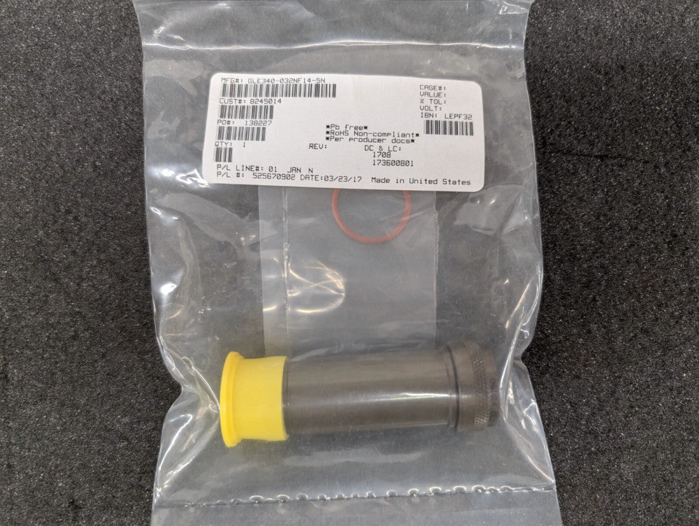 New, Glenair, 340-032NF14-5N, MILITARY SOURCE CONNECTOR