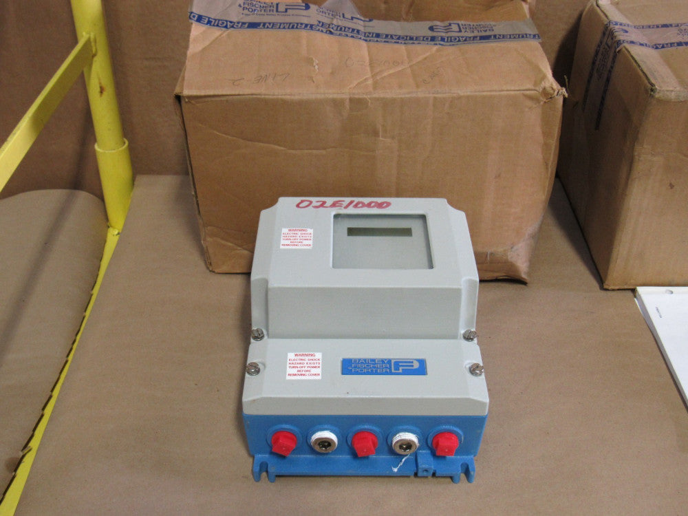 FISCHER PORTER MAGNETIC FLOWMETER SIGNAL CONVERTER 50XM13NXKD10AABC221 120V 23VA