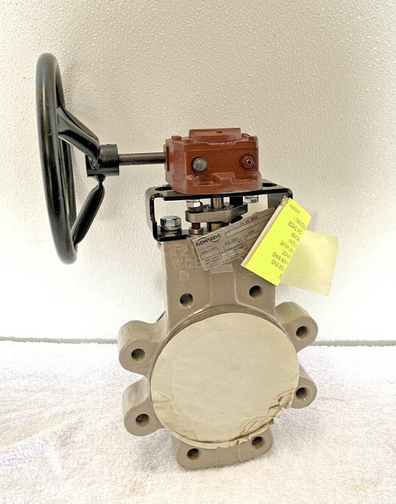Flowserve 4-BX2-L1811S9Z1NC Butterfly Valve with Mastergear BY95339A-C