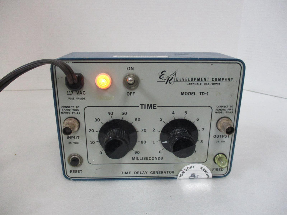 E AND R DEVELOPMENT COMPANY TD-1