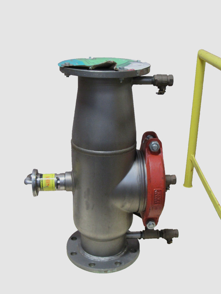 Ames 4000 SS Stainless Backflow Preventer 6" 8 Bolt Flange 175Psi Less Valves