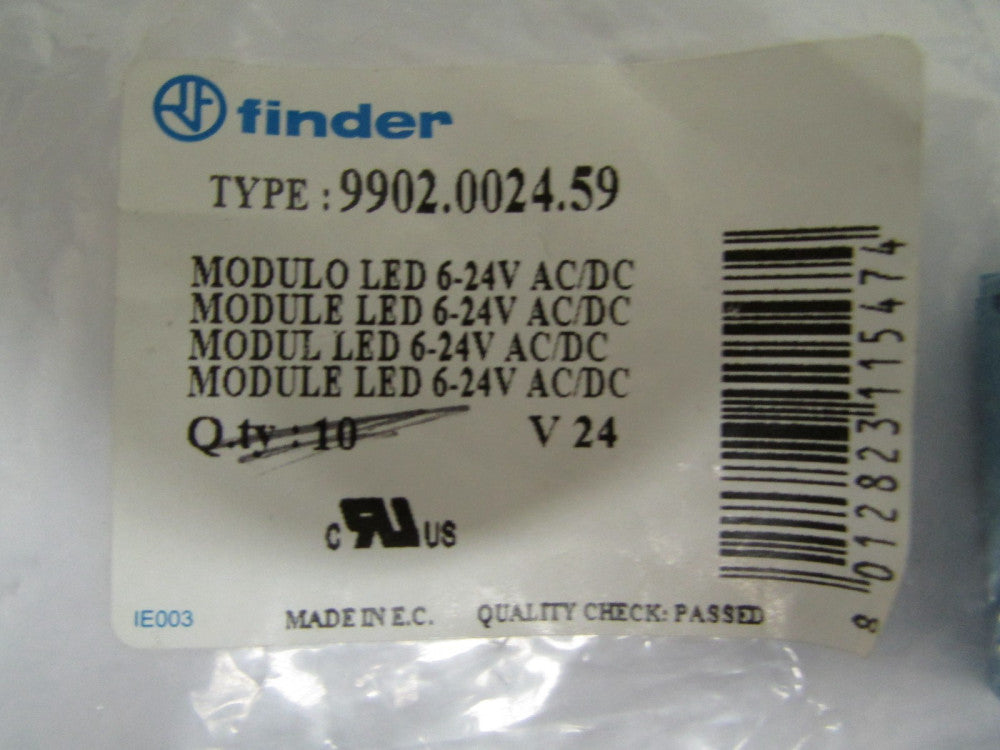 FINDER 9902 0024 59 6.24 V LED Module *PRICED PER EACH*