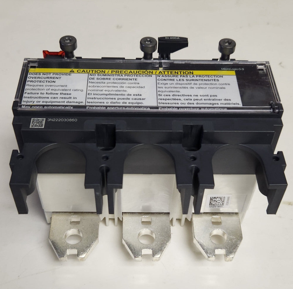 SCHNEIDER ELECTRIC LV36050 POWERPACT L 600 AMP Non Automatic Micrologic TRIP