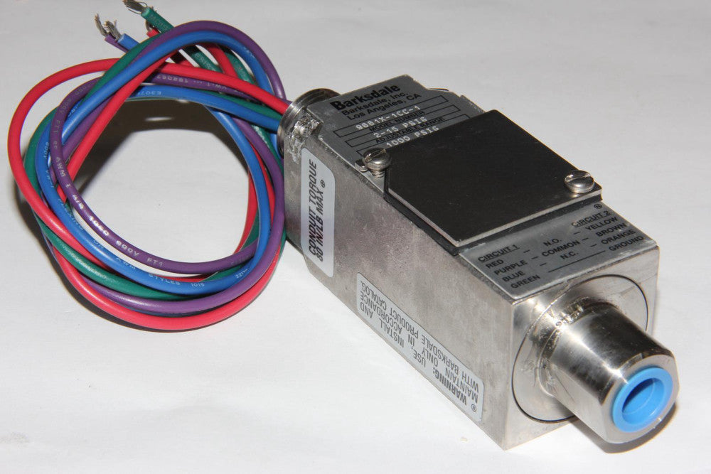 BARKSDALE 9861X-1CC-1 2-15 PSIG Explosion Proof Pressure Switch "NEW"