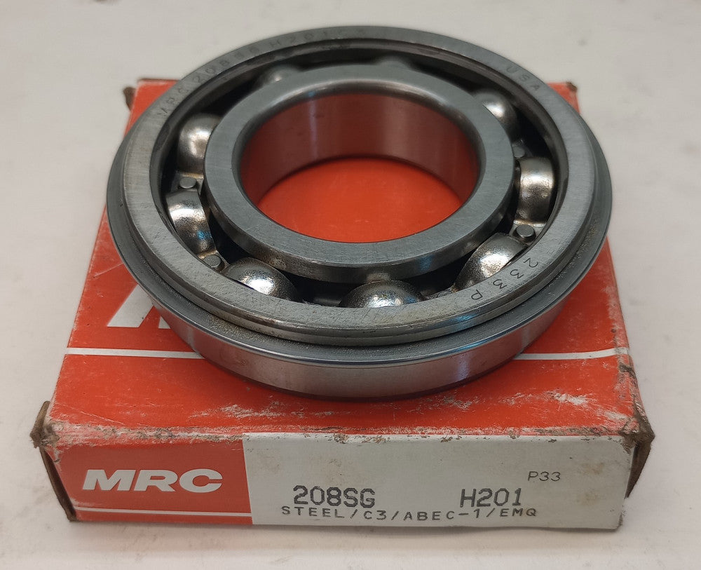 MRC 208SG H201C3 Ball Bearing Deep Groove 40 X 80 X 18mm With Snap Ring