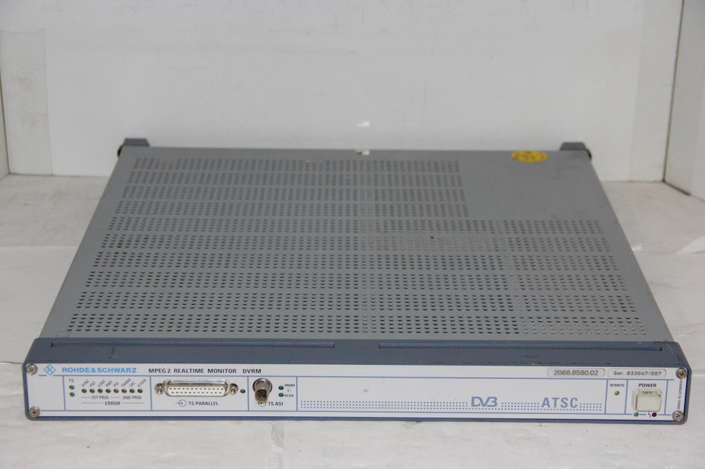 ROHDE & SCHWARZ 2068.8580.02 DVRM MPEG2 Realtime Monitor