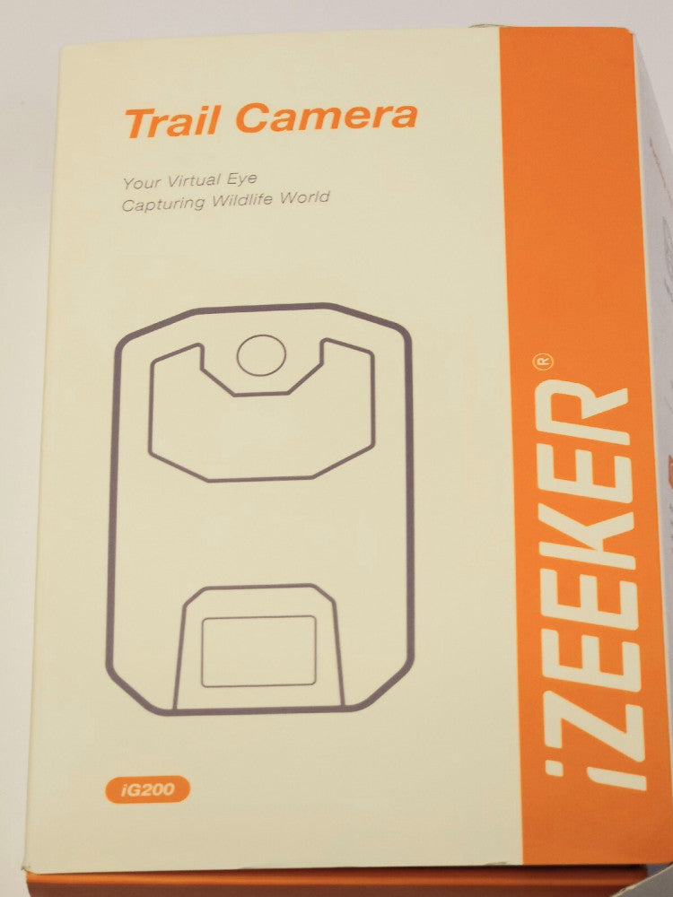 iZEEKER iG200 TRAIL CAMERA CAMOUFLAGE 6 VDC 1080P