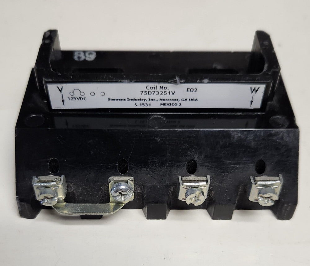 SIEMENS FURNAS 75D73251V Type E02 125 VDC Coil