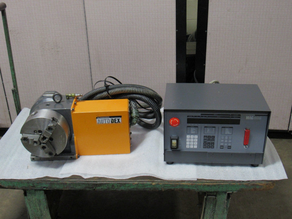 Kitagawa RS016RA0 Auto-dex NC Rotary Table 3 Jaw 8" W/ Mac Mini Controller