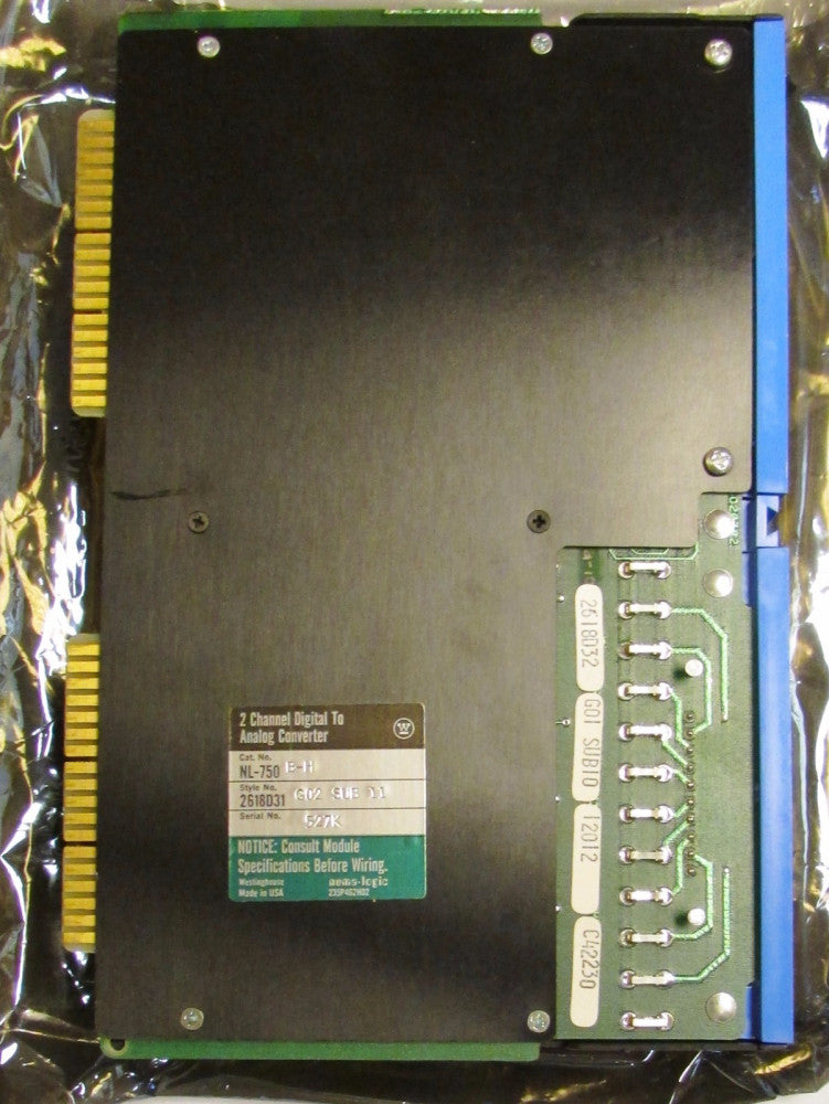 WESTINGHOUSE NL-750B-H Numa Logic 2 Channel Analog Converter NC 750 2618D31G02