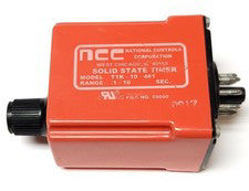 NCC NATIONAL CONTROLS T1K 10 461 Solid State Timer .1-10 Second Timing Relay 120
