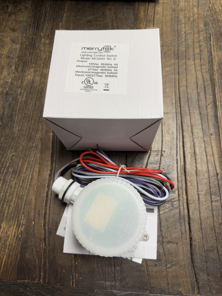 Merrytek MC054V-RC-D Fixture Mount Dimming Occupancy Sensor, Daylight , 120/277V
