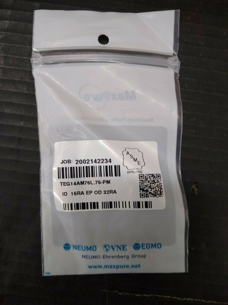 New, Maxpure, TEG14AM76L.75-PM, CLAMP, FERRULE, 3/4" 15RA + EP