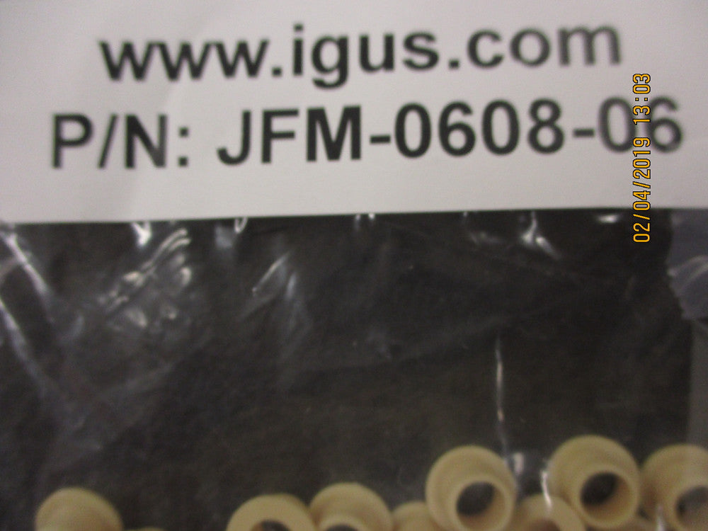 JFM-0608-06 IGUS Bearing: sleeve bearing, V: with flange BRAND NEW! 31 PIECES