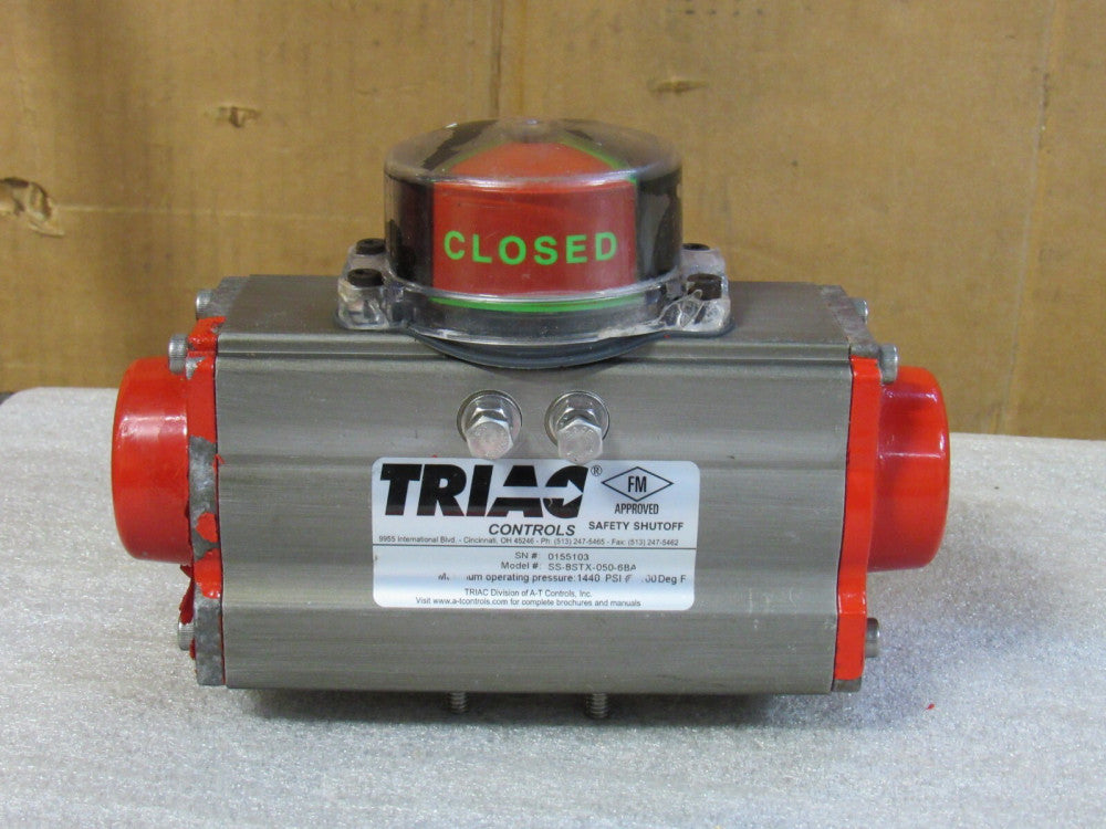 TRIAC ACTUATOR SS-8STX-050-6BA W/ INDICATOR - USED