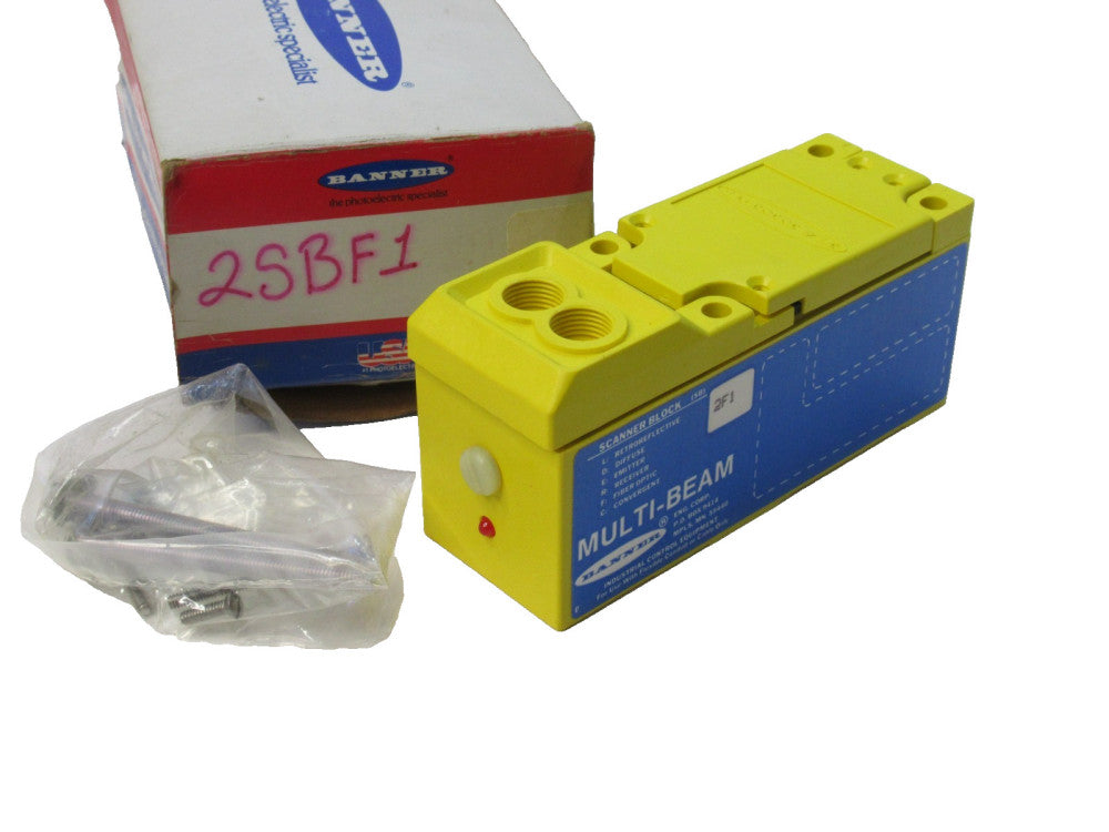 (NEW) BANNER 2SBF1 Multi-Beam Scanner Block