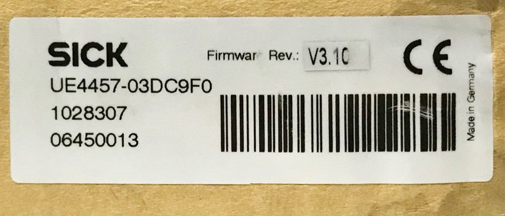 SICK UE4457 03DC9F0 UE 4400 SAFETYLOGIX DeviceNet Remote I/0 SAFETY Module