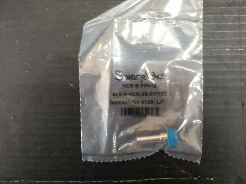 New, Swagelok, 6LV-4-VCR-3S-6MTB7, Tube 1/4 x1MM Sold as lot of 3pcs