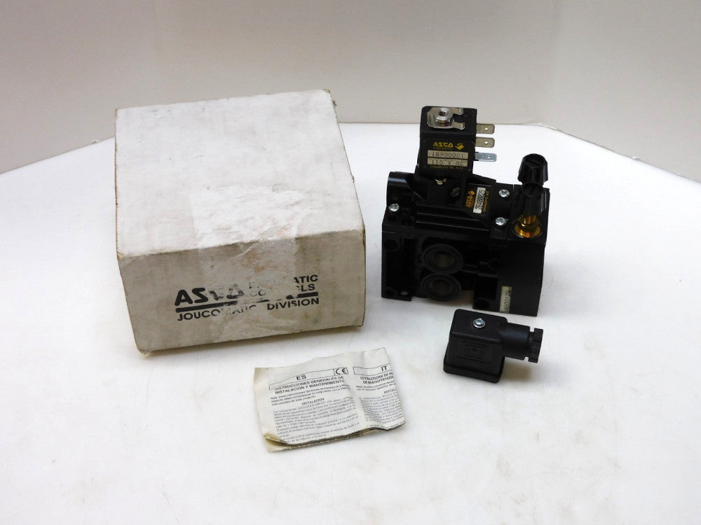 ASCO 26400029 VALVE W/ SOLENOID COIL 110V 60Hz