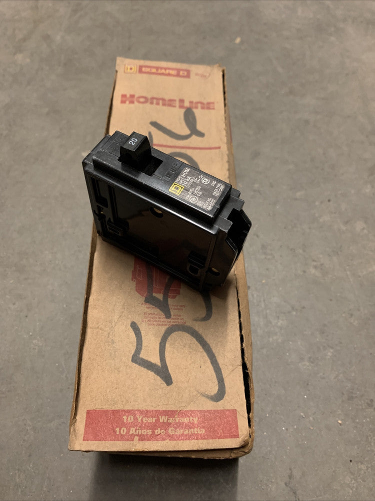 (Qty 10) Square D HomeLine 20A circuit breaker