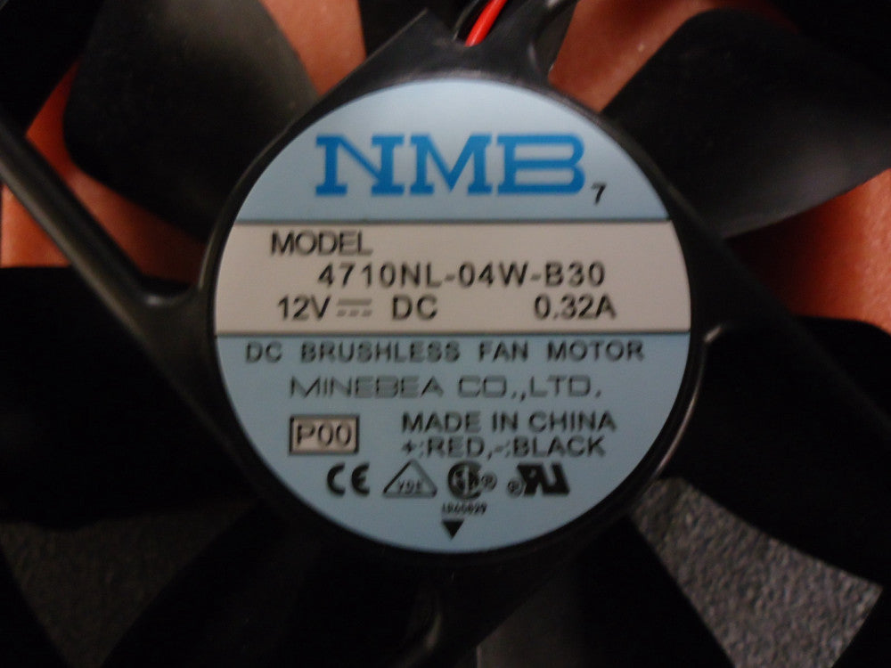 4710NL-04W-B30-P00 NMB Fan, axial, cooling, 119mm sqx25mm, 12Vdc NEW!