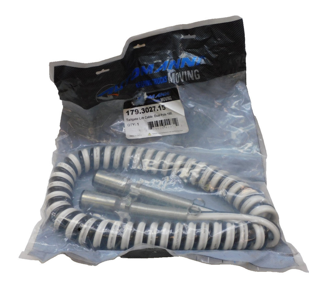 Automann 179.3027.15 Tailgate Lift Cable Dual Pole 15ft
