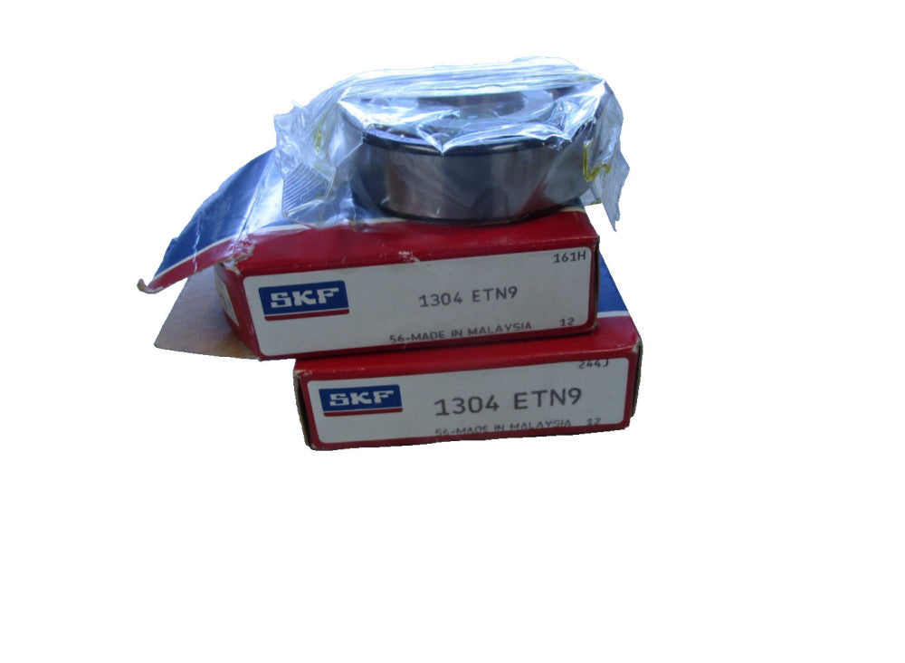 SKF 1304 ETN9 Self-Aligning Ball Bearing 1304ETN9 Lot Of 2