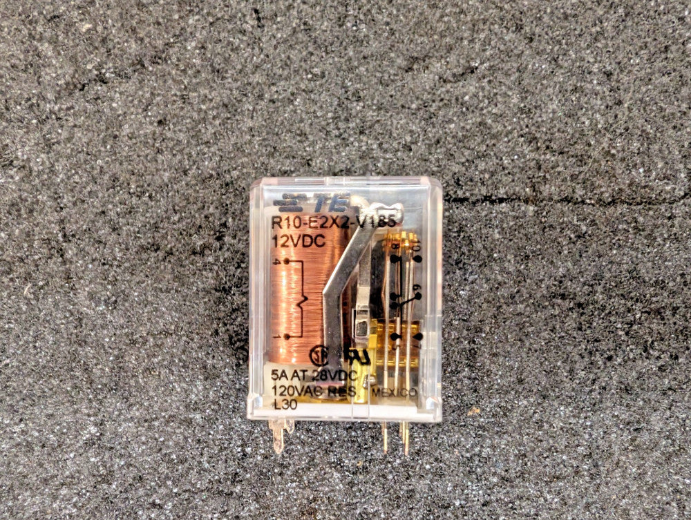 New, TE Connectivity, R10-E2X2-V185, RELAY GEN PURPOSE DPDT 5A 12V